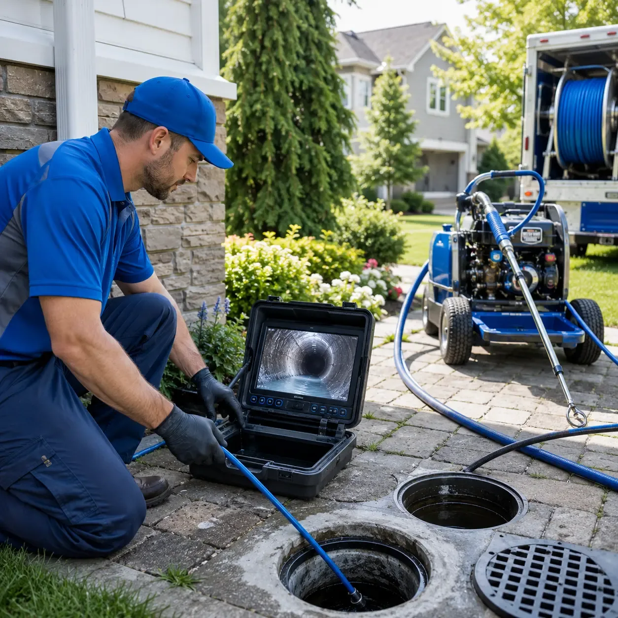 Outdoor drain cleaning professionals serving Fremont, IA